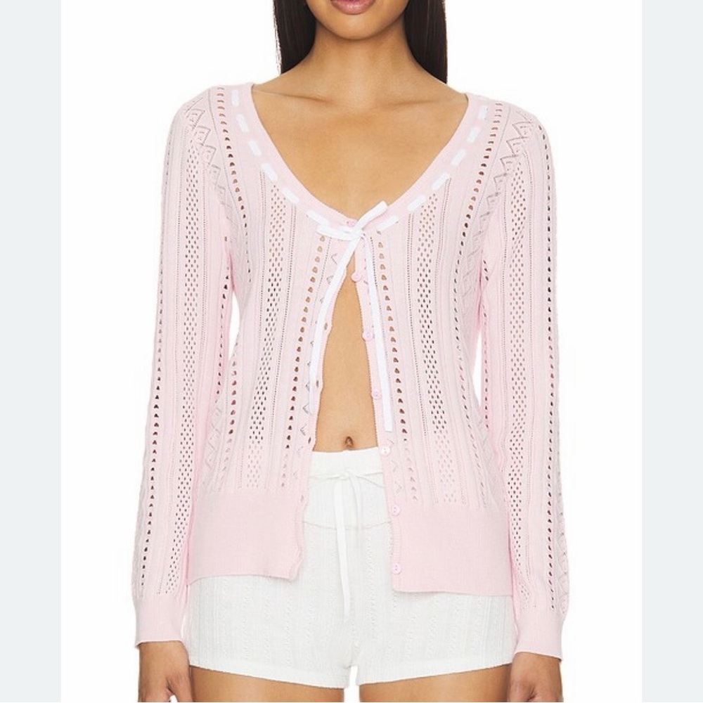 Pink sweater lightly worn